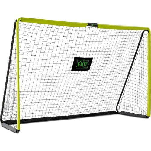 Tērauda futbola vārti EXIT Tempo 300x200 cm - zaļi/melni