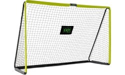 Tērauda futbola vārti EXIT Tempo 300x200 cm - zaļi/melni