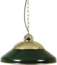 Латунная лампа Solo Green 45 см