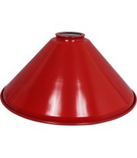 Vaļējs sarkans lampas abažūrs 37cm