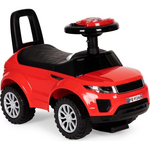 Детский автомобиль Range Rover с отталкиванием звучит красным цветом