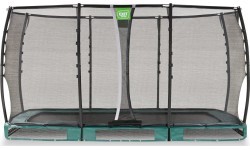 Встраиваемый в землю батут EXIT Allure Premium 214x366 см, зелёный