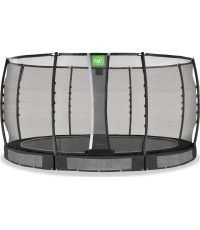 Iegremdējams batuts EXIT Allure Premium ø427 cm, melns
