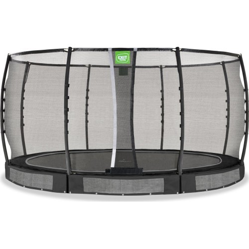 Iegremdējams batuts EXIT Allure Premium ø427 cm, melns
