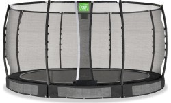 Грунтовый батут EXIT Allure Premium ø427 см, чёрный