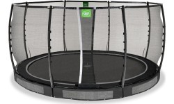 EXIT Allure Premium ground trampoline ø427cm - black