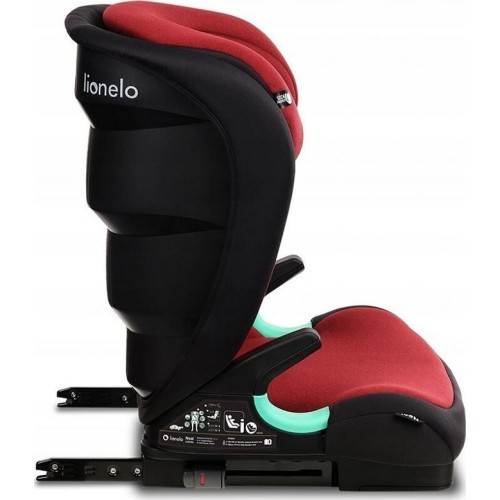 Car Seat Lionelo Neal Red Burgundy, 15-36kg