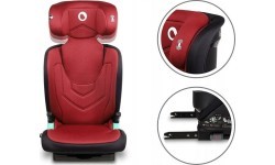 Autokrēsliņš Lionelo Neal Red Burgundy, 15-36 kg