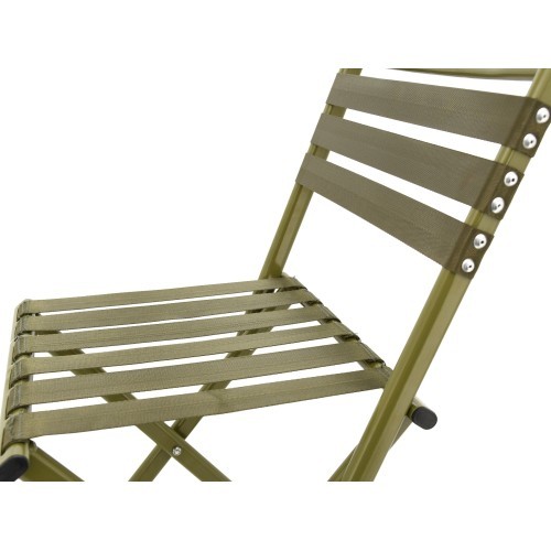 Foldable Camping Chair with Backrest Cattara Nature