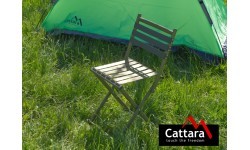 Cattara Nature saliekamais kempinga krēsls ar atzveltni