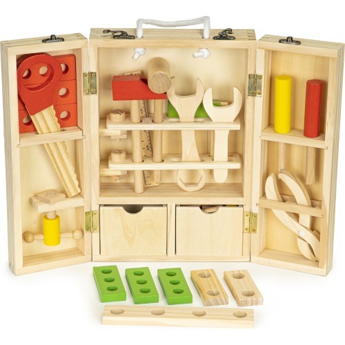 Набор деревянных инструментов для мастерской Eco Toys XXL