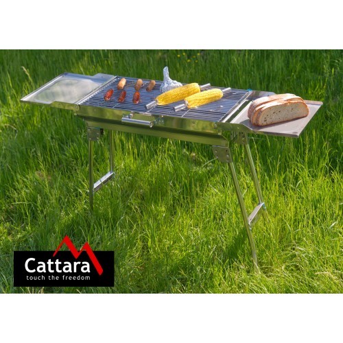 Foldable charcoal grill IGRANE 30x60cm