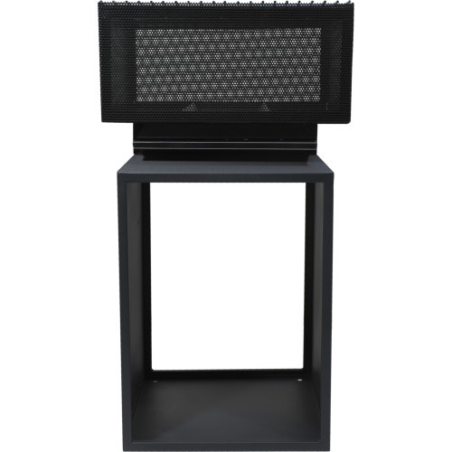CUBE fireplace with grate 74cm