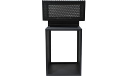 CUBE fireplace with grate 74cm