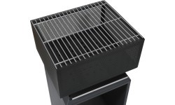 Очаг CUBE с решёткой, 74 см
