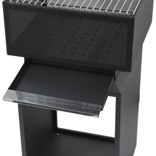 CUBE fireplace with grate 74cm