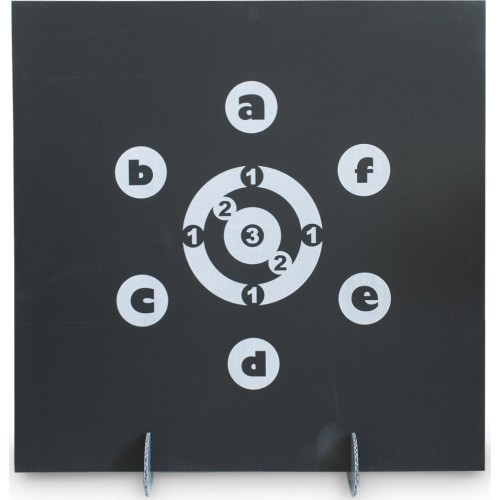 Šaušanas mērķis Yate Set Start 03, 90x90x7 cm, ar PP HD statīvu