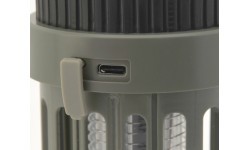 Flashlight PLUM retractable rechargeable + insect catcher