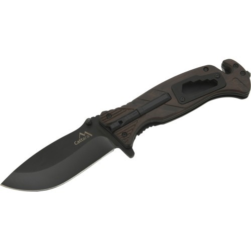 Складной нож BLACK BLADE с предохранителем 21,7 см