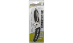Closing knife COBRA 20cm with safety lock silver-black
