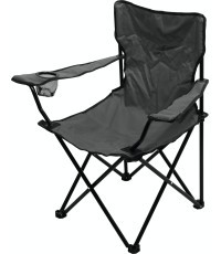 Folding camping chair BARI grey