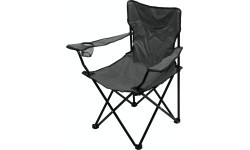 Folding camping chair BARI grey