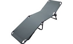 Saliekamais kempinga atpūtas krēsls BERLIN pelēks