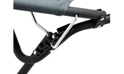 Saliekamais kempinga atpūtas krēsls BERLIN pelēks