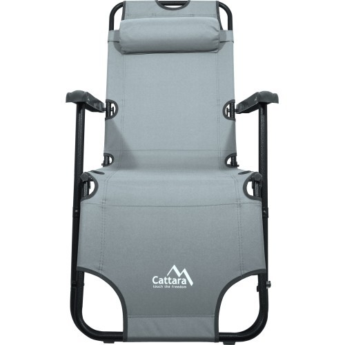 Sauļošanās krēsls COMFORT pelēks