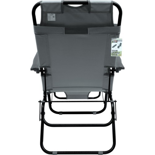 Sauļošanās krēsls COMFORT pelēks