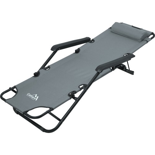 Sauļošanās krēsls COMFORT pelēks