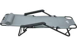 Sauļošanās krēsls COMFORT pelēks