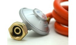 Gas pressure regulator 30mbar EN16129 - 0,9m hose set