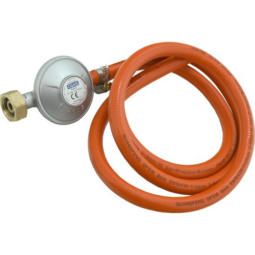 Gāzes spiediena regulators 30mbar EN16129 - 1,5 m šļūtenes komplekts