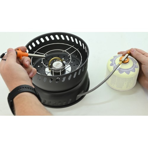 Cookware with cooker TREK set 9pcs with accessories