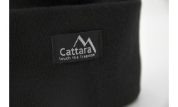 Cap BLACK with LED flashlight USB charging