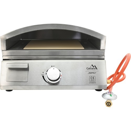 NAPOLI tabletop gas grill + pizza oven + grill plate