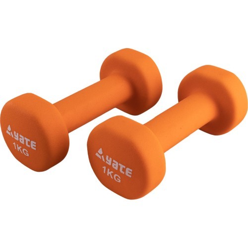 Neoprēna hanteles Yate, 2x1 kg