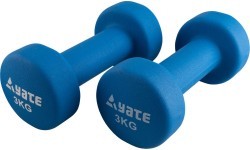 Neoprēna hanteles Yate, 2x3 kg