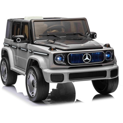 Электромобиль Mercedes Benz EQG, серебристый