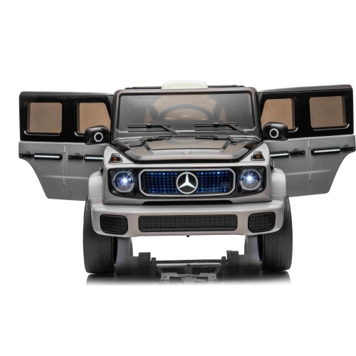 Elektromobilis Mercedes Benz EQG, sudrabs
