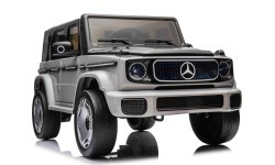 Электромобиль Mercedes Benz EQG, серебристый
