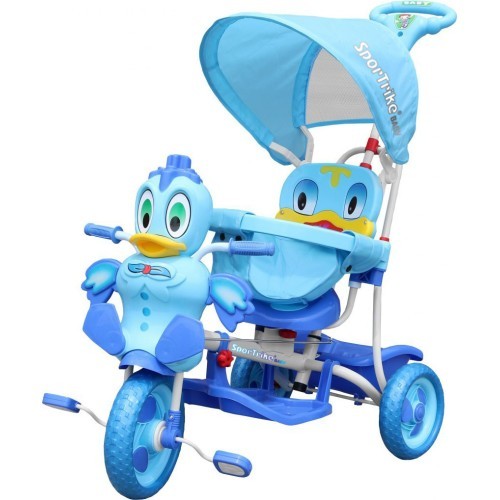 Трехколесный велосипед Duck синий