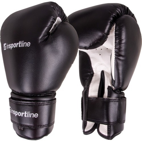 Боксерские перчатки inSPORTline Metrojack - Black-White