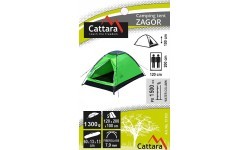 2 vietu telts Cattara Zagor 200x120x100 cm