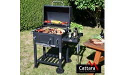 Угольный гриль с чугунной решёткой Cattara Royal Classic