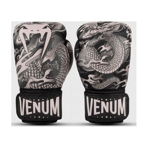 Боксерские перчатки Venum Dragon's Flight - черный/песок