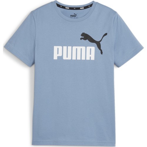 Подростковая футболка Puma Ess+ 2 Col Logo Tee, синяя 586985 20