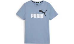 Puma Ess+ 2 Col Logo Tee pusaudžu T-krekls, zils 586985 20