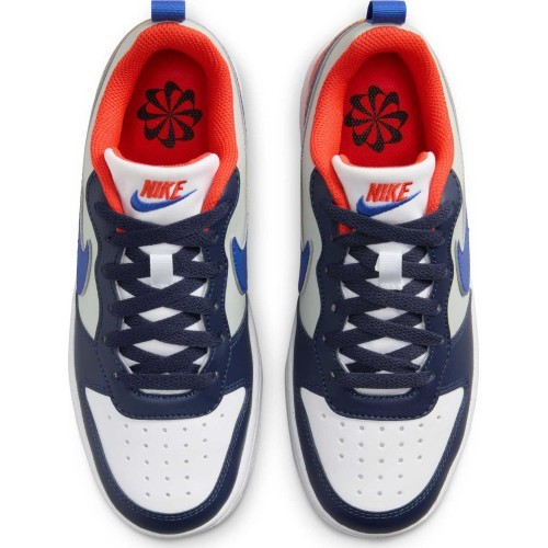 Nike Court Borough Low pusaudžu apavi, Blue Orange DV5456 401